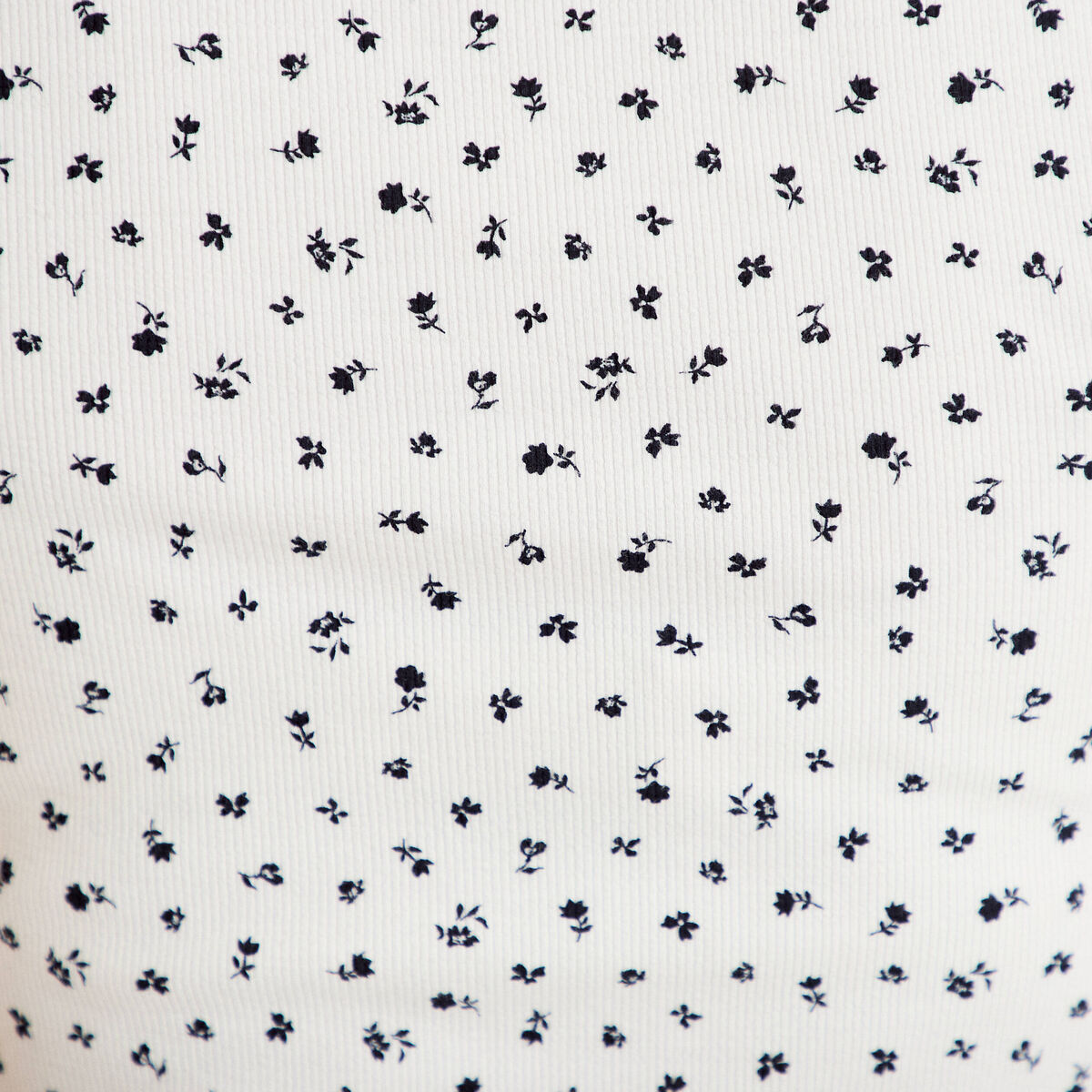 T-shirt c&ocirc;tel&eacute; blanc femme