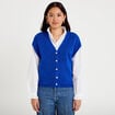 Gilet sans manches bleu electrique femme