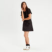 Robe &eacute;vas&eacute;e d&eacute;tail noeud noir femme