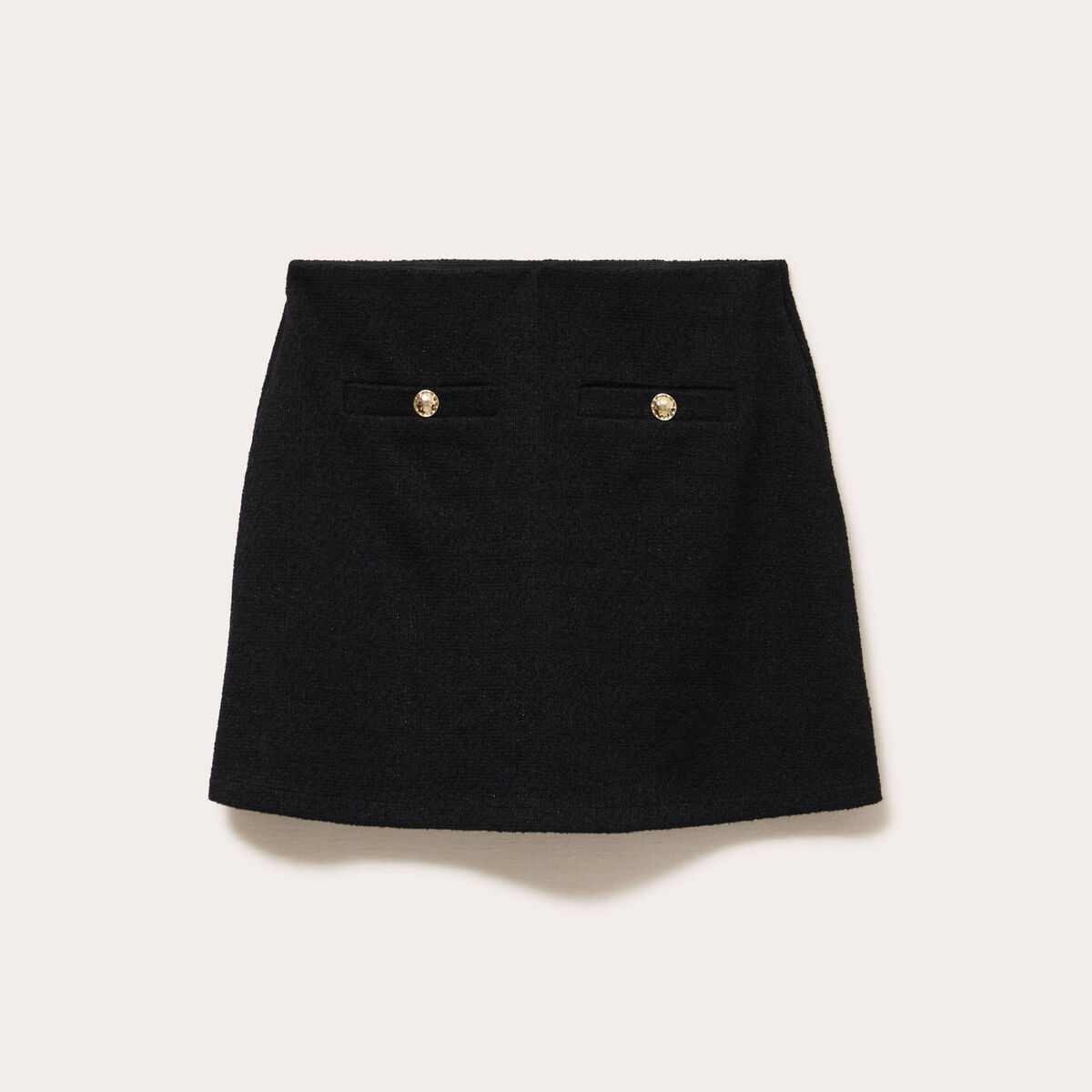 Jupe-short courte noir femme
