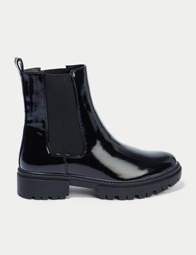 Bottines noir femme