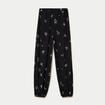 Pantalon bouffant taille standard noir femme