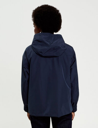 Parka 3-en-1 bleu marine femme