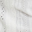 Blouse ajour&eacute;e col claudine dentelle ecru femme