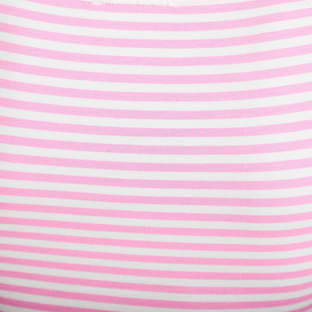 Top ajust&eacute; col bateau manches courtes rose clair femme