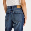 Jean droit taille standard bleu femme