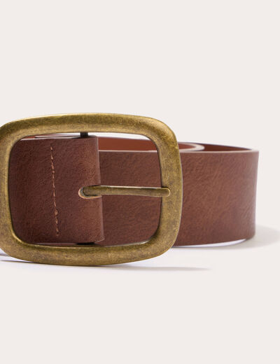 Ceinture marron fonc&eacute; femme