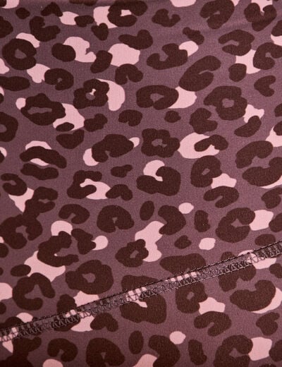 Legging taille haute violet femme