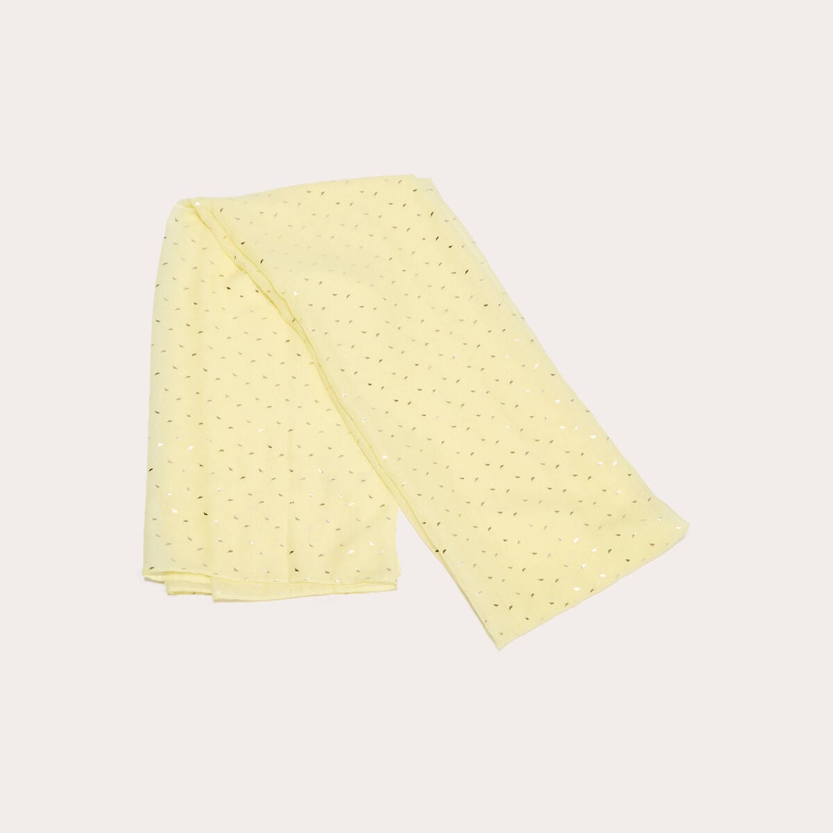 Foulard jaune clair femme