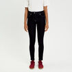 Jean skinny push-up taille standard denim brut femme