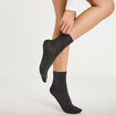 Lot de 3 paires de chaussettes noir femme