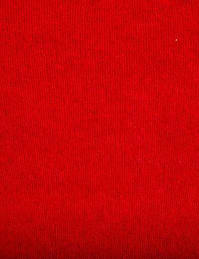 Gilet manches longues rouge femme
