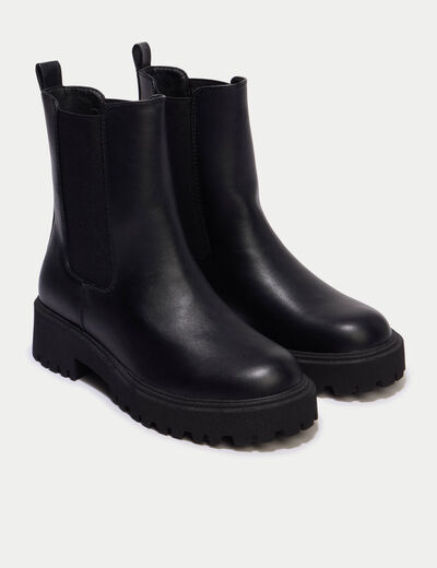 Bottines noir femme