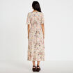 Robe &eacute;vas&eacute;e blanc femme