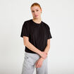 T-shirt col rond manches courtes noir femme