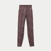 Legging taille haute violet femme