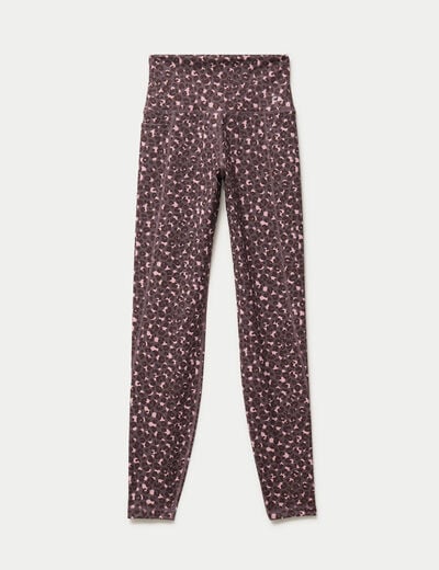 Legging taille haute violet femme