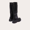 Bottes chelsea crant&eacute;es noir femme