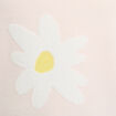 Pull motif fleurs rose clair femme
