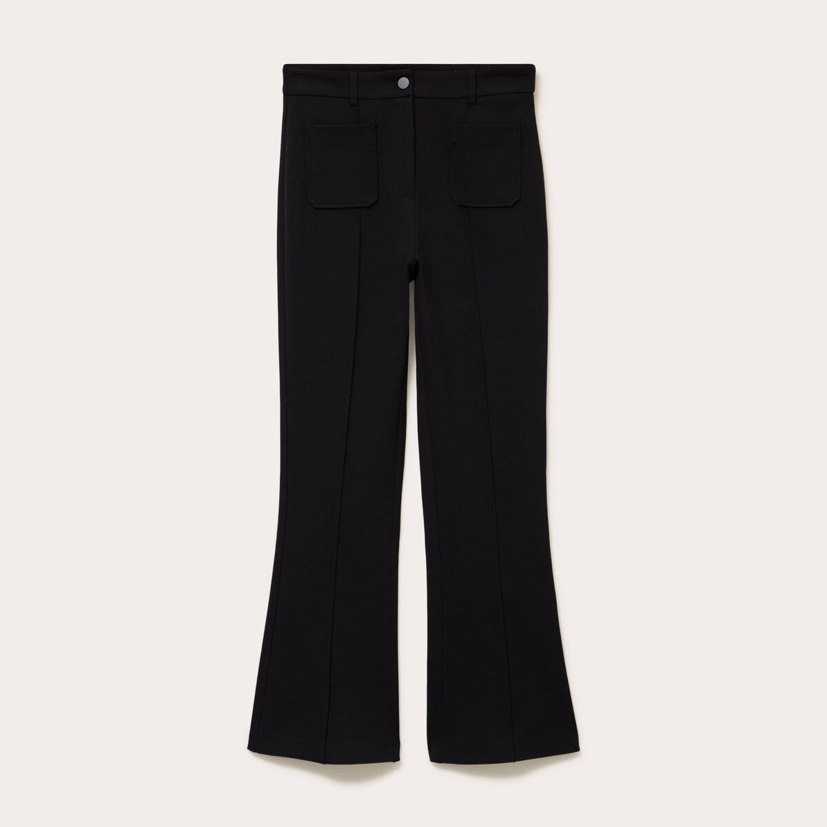 Pantalon bootcut taille standard noir femme