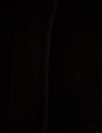 Manteau mi-long &agrave; capuche noir femme
