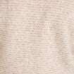 Pull ample col rond manches longues marron femme
