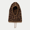 Cagoule marron fonc&eacute; femme