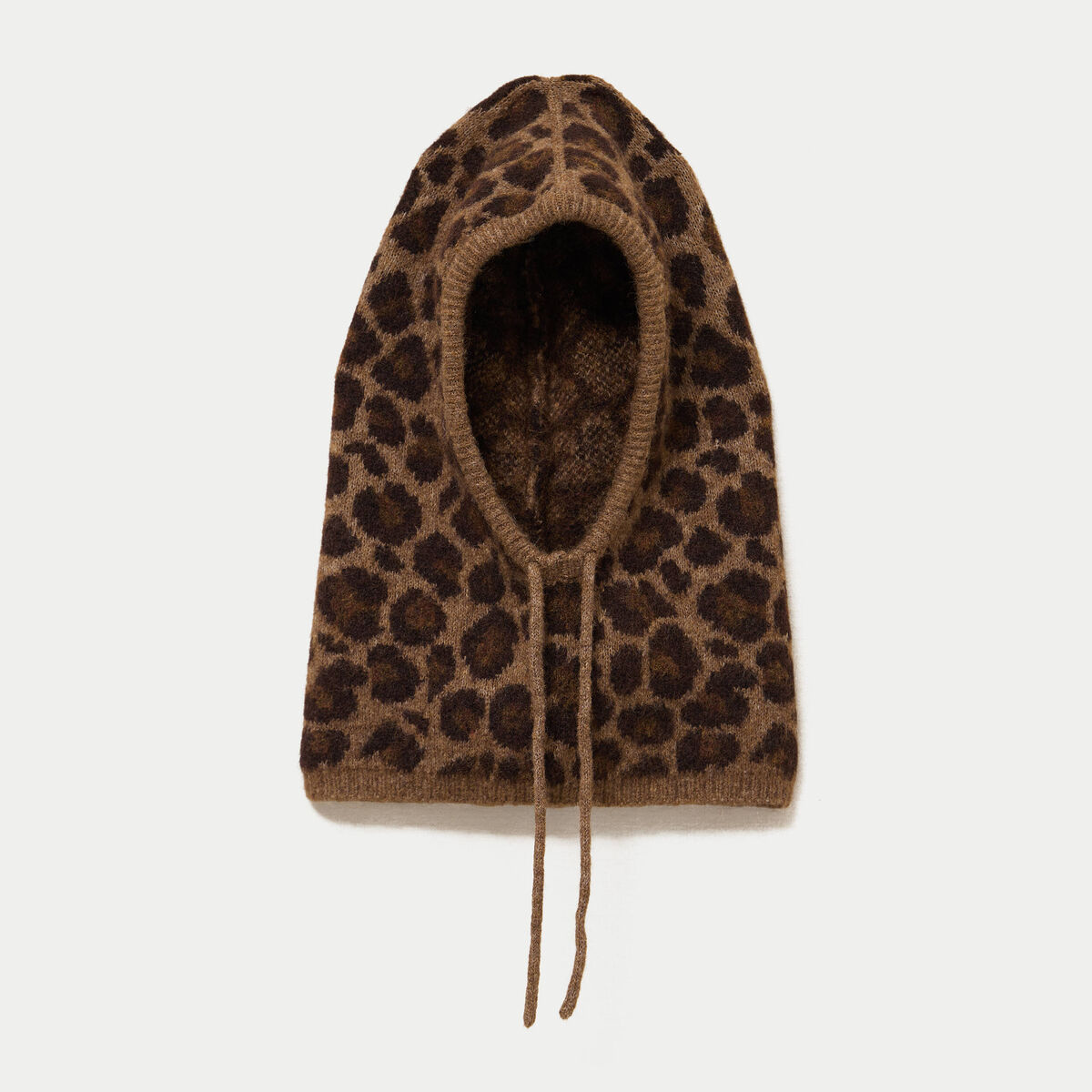 Cagoule marron fonc&eacute; femme