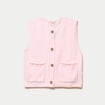 Gilet sans manches rose clair femme