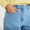 Jeans barrel bleu femme