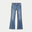 Jean bootcut taille basse denim triple stone femme