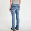 Jean bootcut taille basse denim triple stone femme