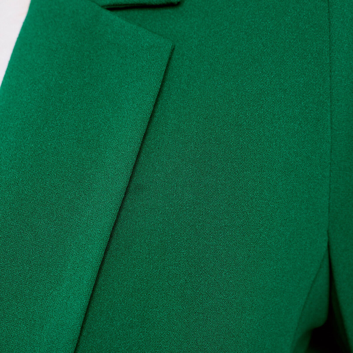 Veste blazer manches 3/4 vert femme