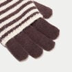 Gant-mitaine 2-en-1 ivoire femme