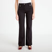 Pantalon bootcut taille basse noir femme