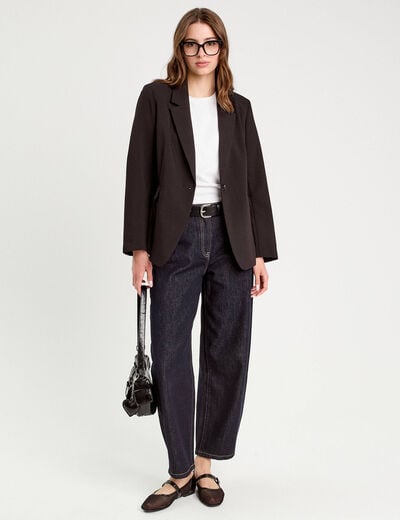 Veste esprit blazer noir femme