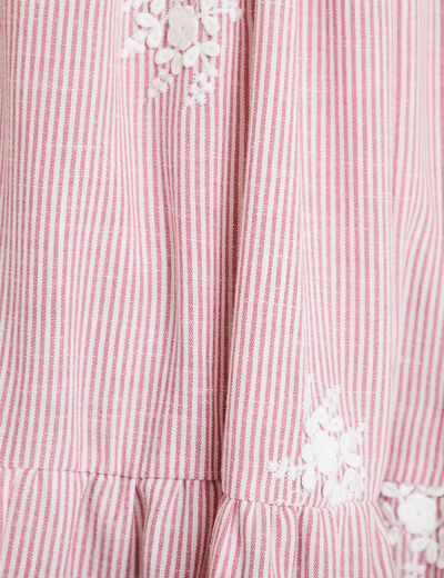 Robe longue &eacute;vas&eacute;e &agrave; fines bretelles rouge femme