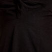 Robe longue &eacute;vas&eacute;e fendue noir femme