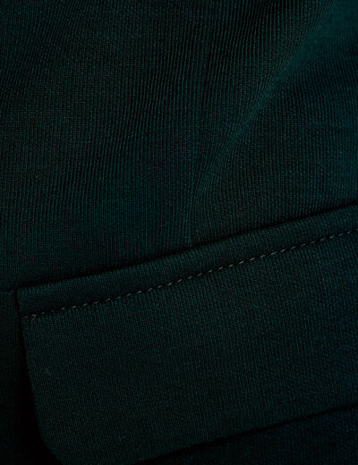 Veste blazer 2-en-1 gilet vert fonc&eacute; femme