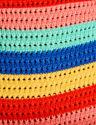 Short crochet rouge femme