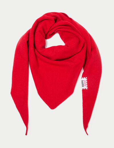 Foulard rouge femme