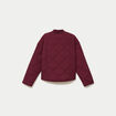 Veste ample manches longues bordeaux femme