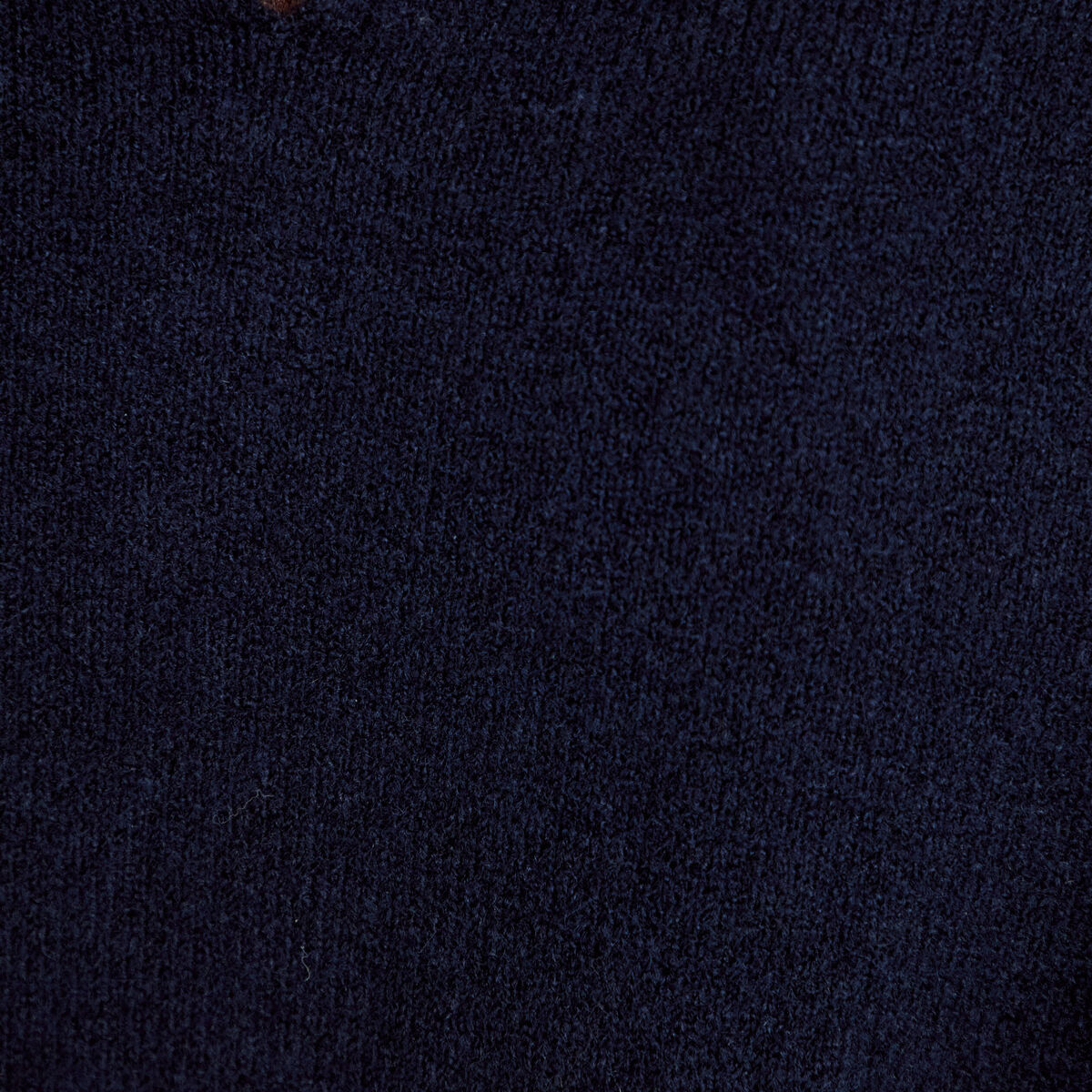 Pull col rond vichy manches longues bleu marine femme