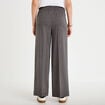 Pantalon bootcut taille standard gris femme
