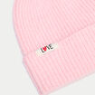 Bonnet rose clair femme