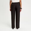 Pantalon bootcut taille haute noir femme