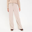 Pantalon large fluide sable femme