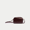 Sac similicuir bordeaux femme