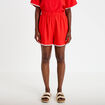 Short rouge femme