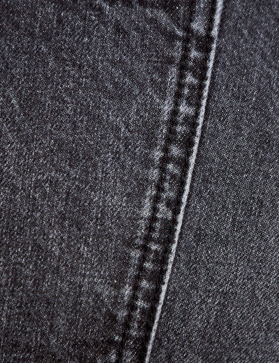 Bermuda en jean denim noir femme